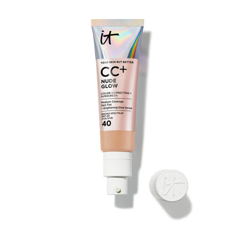 CC+ Nude Glow Lightweight Foundation + Glow Serum with SPF 40